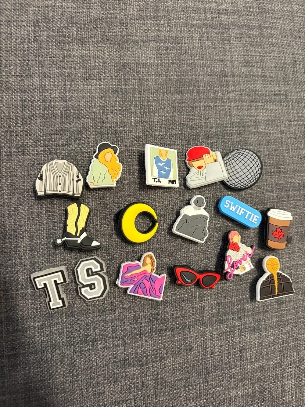 Swiftie Croc charm set
